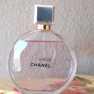 Authentic Chance Chanel Eau Tendre 3.4oz Eau de Parfum, barely used New.